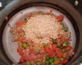 A picture of step 2 of Masala Oats.