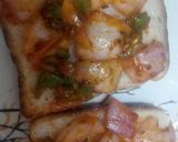 A picture of step 4 of Pizza bread slice.