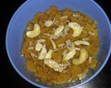 A picture of step 4 of Chana daal halwa.