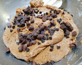 A picture of step 2 of Soft Nutella Brown Sugar Cookies.