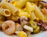 Foto del paso 6 de la receta: Ensalada de pasta y pulpo con mayonesa de mango