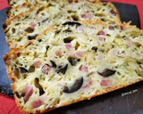Foto del paso 10 de la receta: Pan salado de bacon, queso, cebolla y aceitunas