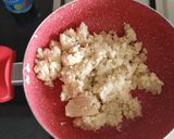 A picture of step 3 of Coconut Ladoo.