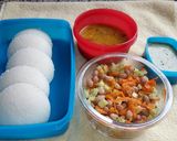 A picture of step 6 of Kushboo Idli / Javvarisi Idli.
