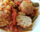 Foto del paso 8 de la receta: Albóndigas con pisto🍲