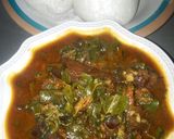 A picture of step 7 of Oha soup. 😍😋.