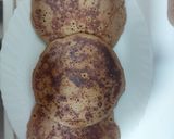 A picture of step 4 of Quinoa flour pancakes 🥞😋.