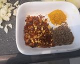 A picture of step 3 of Methi aloo.