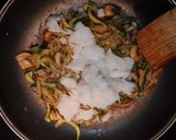 Foto del paso 4 de la receta Espaguetis de calabacín con bacalao