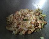 A picture of step 6 of Banana stem fry (Thor ghonto).