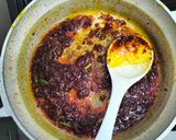 A picture of step 3 of Bombay masala potatoes.