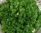 A picture of step 1 of Methi Na Gota.