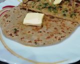 A picture of step 6 of Cilantro and Radish Paratha.