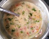 A picture of step 2 of Egg lifafa paratha.