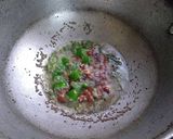A picture of step 4 of Indian flattened rice dish(poha).