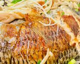 水煎煮吳郭魚佐金針菇鴻禧菇的食譜步驟3照片