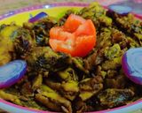 अरबी के पत्ते की सब्जी (arbi ke patte ki sabzi recipe in Hindi) रेसिपी चरण 4 फोटो