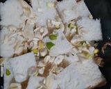 A picture of step 1 of Umm Ali(Arabic dessert).