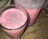 A picture of step 2 of Roohafza Milk.