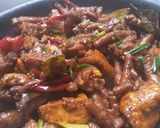Foto langkah ke 4 dari resep Ceker Tempe Tahu Masak Kecap.