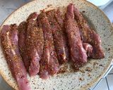 Une image de l'étape 4 de Aiguillettes de canard grillées aux épices italiennes.