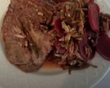 A picture of step 2 of Gurmat steak.