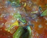 A picture of step 6 of 3 spice koyla karahi.