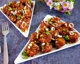 A picture of step 13 of Cabbage Manchurian Dry.