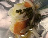 Foto del paso 1 de la receta: Salmón al horno con cebolla y alcaparras ©