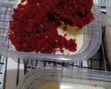 Foto langkah ke 4 dari resep Dessert box Red Velvet.