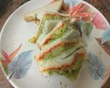 A picture of step 8 of Rj special Tricolor pakoda.