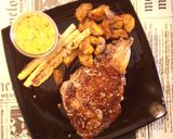 Foto del paso 7 de la receta: Black Angus con Patatas Gajo y Espárragos Blancos a la Plancha con Mayonesa de Soja