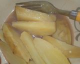 A picture of step 2 of Fried Sweet potatoes with Egg And Sauce 🧆.