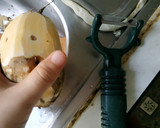 兩種材料超簡單氣炸鍋地瓜薯條的食譜步驟1照片