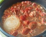 A picture of step 2 of Traditional Andalusian Cocido.