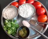 A picture of step 1 of Stuffed tomatoes.
