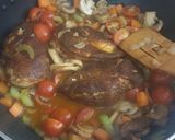 A picture of step 8 of Mediterranean Chicken Orzo.