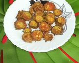 A picture of step 6 of Crispy Spicy karela Fry.