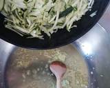Penne con zucchine e secchi peperoncini recept lépés 2 foto