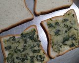 A picture of step 3 of Leek Sandwich.