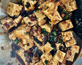 Foto del paso 1 de la receta: Ensalada de arroz con langostinos, edamame y tofu crujiente