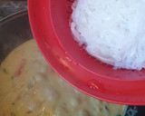 Foto del paso 6 de la receta: Tallarines con yogur, coco y curry