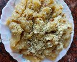A picture of step 2 of Semolina dry fruit halwa.