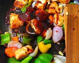A picture of step 3 of Chilli Paneer.