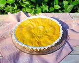 Foto del paso 14 de la receta: 🍐🪻 Peras al almíbar de azafrán + Tarta de peras al azafrán - Dos recetas en una 🪻🍐