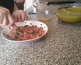 Foto del paso 9 de la receta Crema de Verduras con Albóndigas de Espinacas (con un toque de yogur cremoso de oveja)