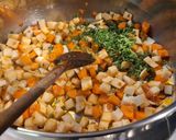 Csicseriborsó leves recept fázis 4 fotója