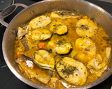 Foto del paso 6 de la receta: Merluza al cava con calabaza 🎃