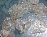 A picture of step 4 of Sabudana papad.