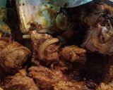 A picture of step 6 of Mutton kyola karahai.